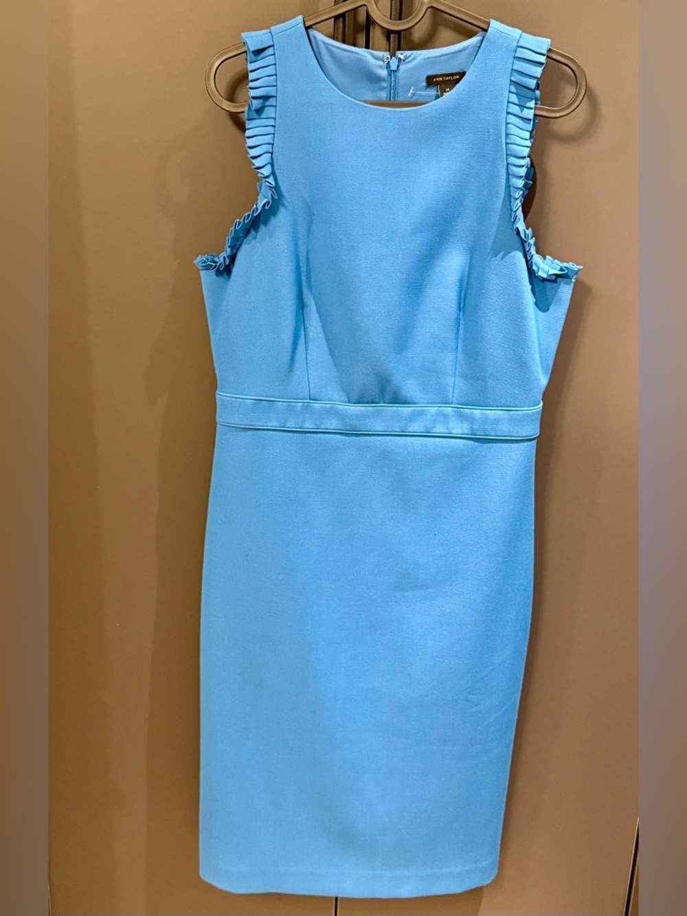 Ann Taylor Blue Crewneck Dress